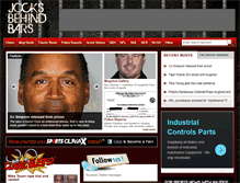 Tablet Screenshot of jocksbehindbars.com